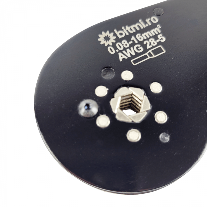 Cleste sertizare pini 0.08 - 16 mm² profil hexagonal Bitmi 10047 [5]
