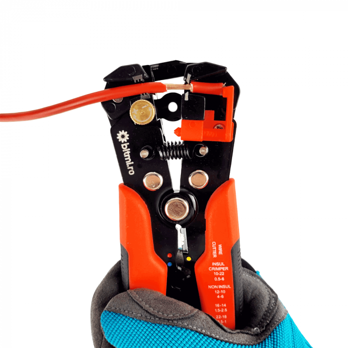 Cleste profesional multifunctional pentru dezizolarea cablurilor electrice, Bitmi 10033 [5]