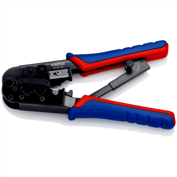 Cleste sertizare mufe de retea RJ45 si RJ11/12, Knipex 97 51 10 [2]