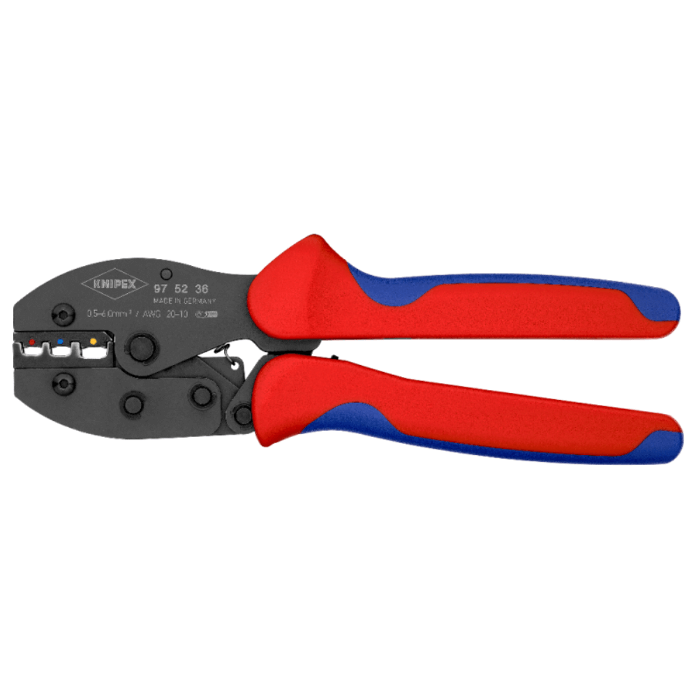 Cleste sertizare papuci izolati, cu fisa si cap-la-cap, 0.5 - 6.0 mm  ² Knipex PreciForce 97 52 36