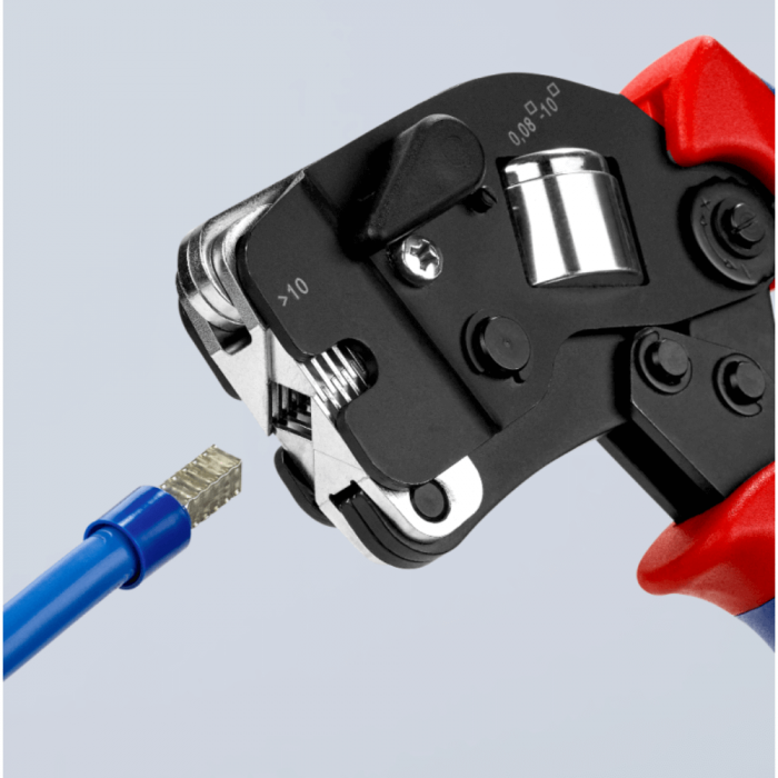 Cleste sertizare pini 0.08 - 10 / 16 mm², cu autoreglaj, Knipex 97 53 09 [3]
