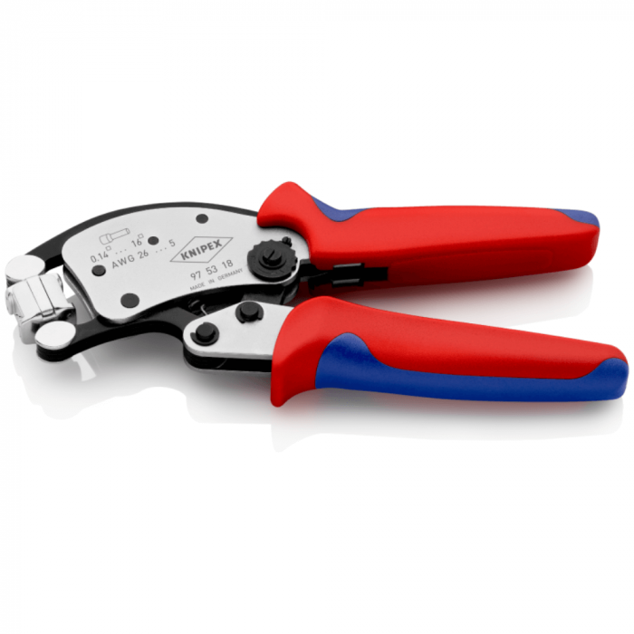 Cleste sertizare pini 0.14 - 16 mm² cu autoreglaj Knipex Twistor 97 53 18 [3]