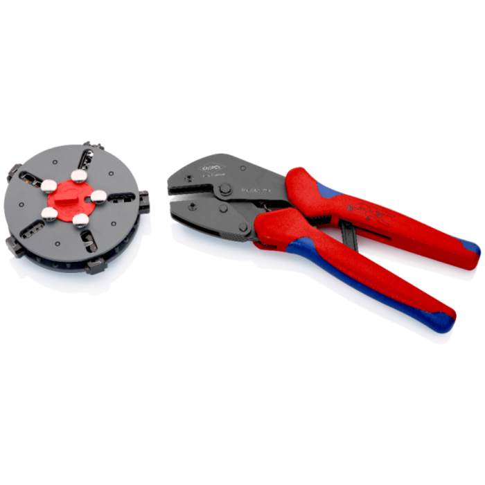 Cleste sertizare pini cu magazie pentru adaosuri, Knipex MultiCrimp 97 33 02 [2]