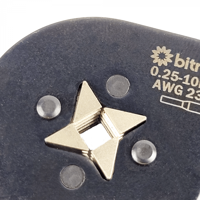 Cleste sertizare pini 0.25 - 10 mm², profil patrat Bitmi 10037 [5]