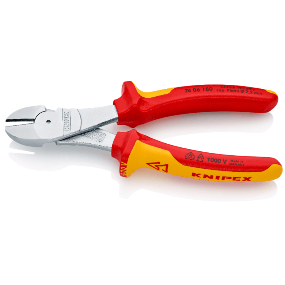 Cleste VDE cu tais lateral, 180mm, Knipex 74 06 180 [2]