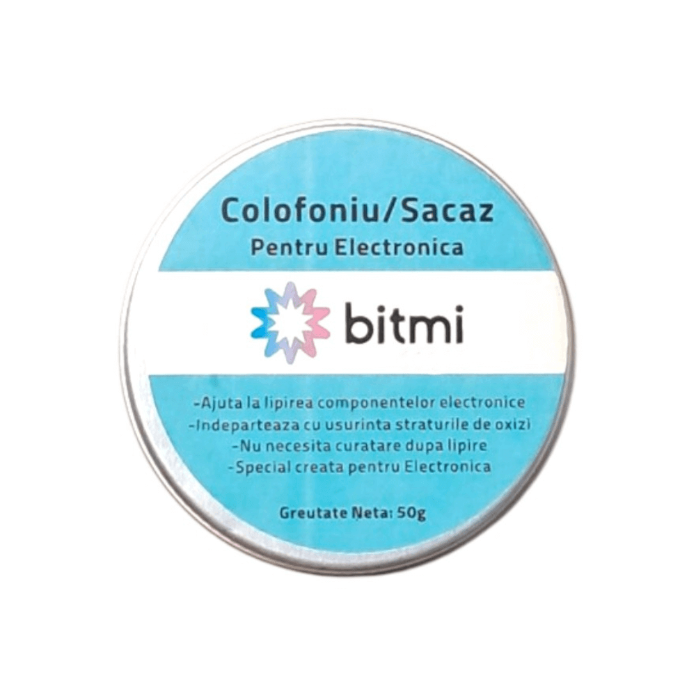 Colofoniu 50g pentru lipituri electronice, Bitmi 10114