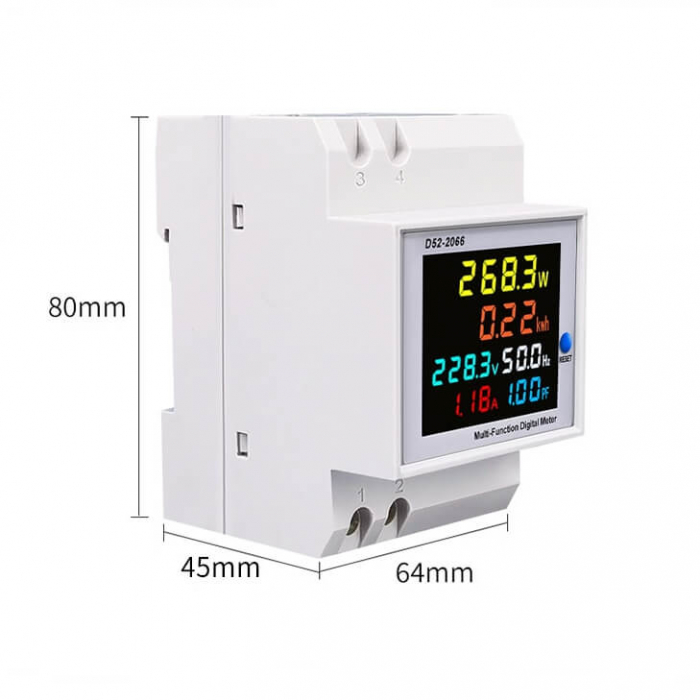 Contor electric cu afisarea parametrilor in timp real TAXNELE D52-2066, bobina externa [2]