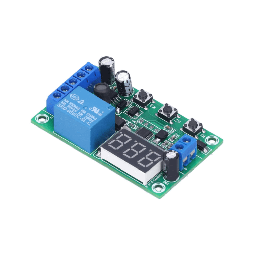 Modul releu 12V, detectie curent 0 - 10A DC, afisaj LED [2]