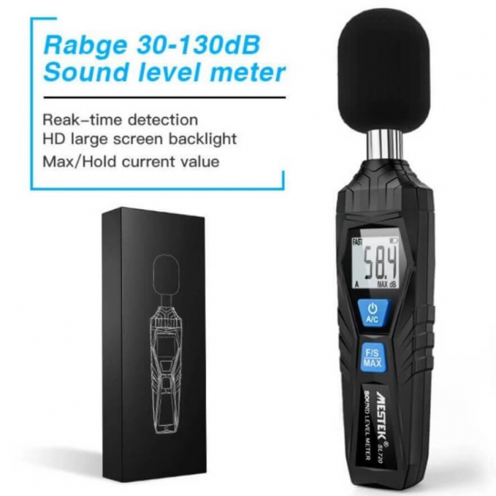 Sonometru profesional Mestek SL720 30-130dBa [2]