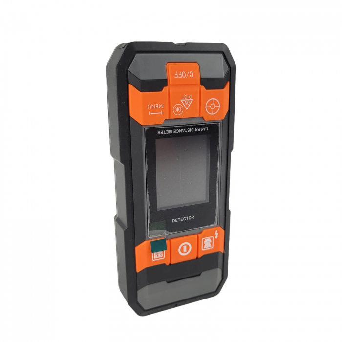 Detector de perete cu functie integrata de Nivela Laser si Telemetru GVDA GD210DG [7]