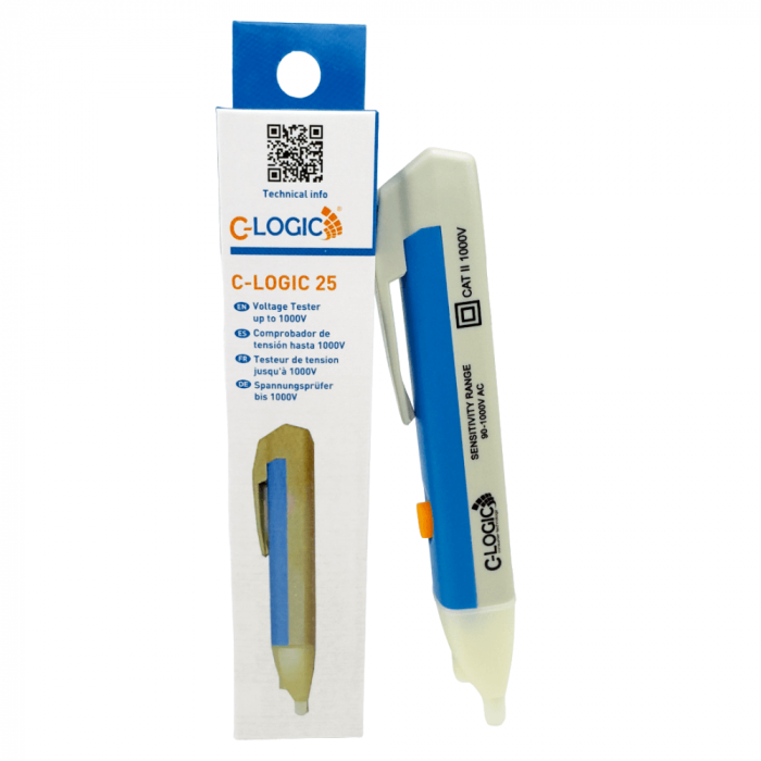 Detector de tensiune AC NCV, 90V-1000V, C-LOGIC 25 [4]