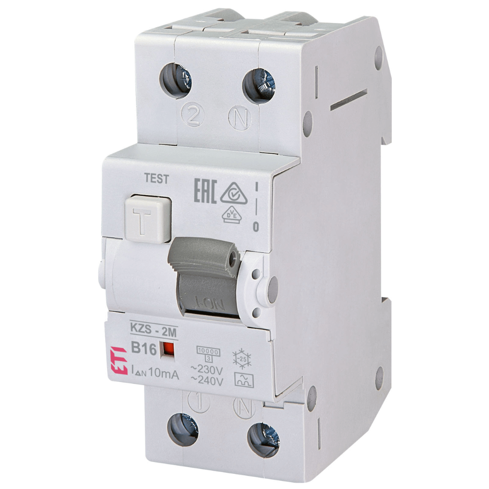 Diferential RCBO KZS-2M A B16 0.01 ETI 002173214