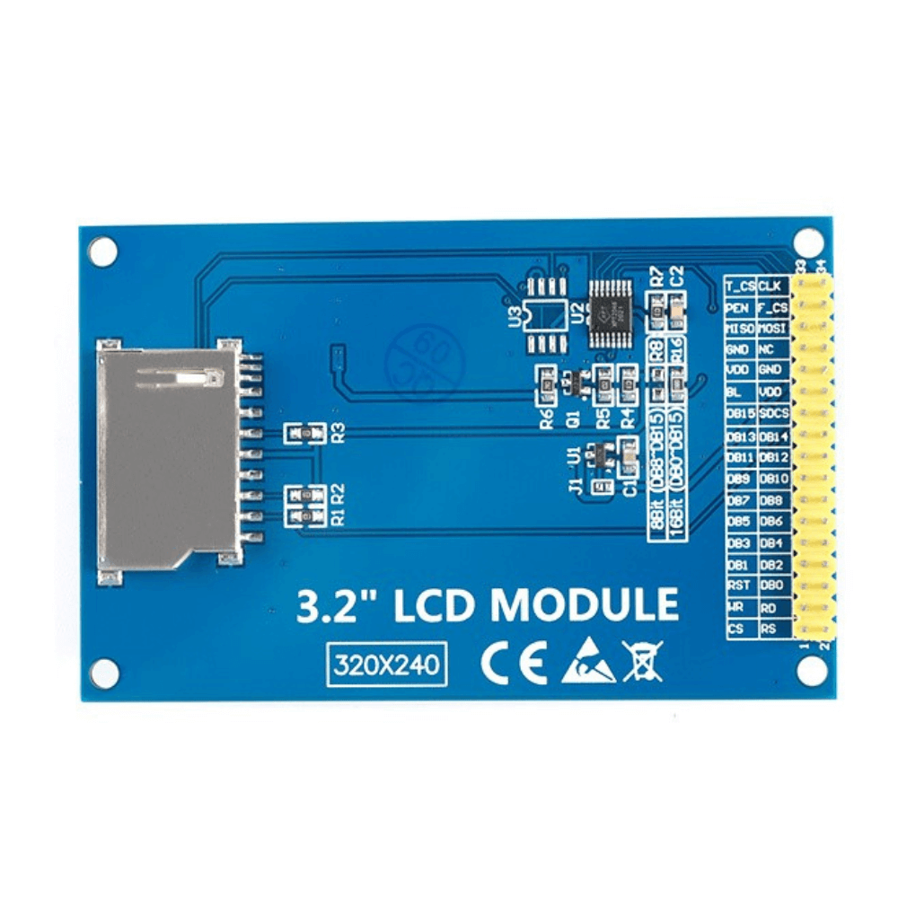 Ecran LCD TFT ILI9341, 3.2", cu touch si slot pentru card SD [3]