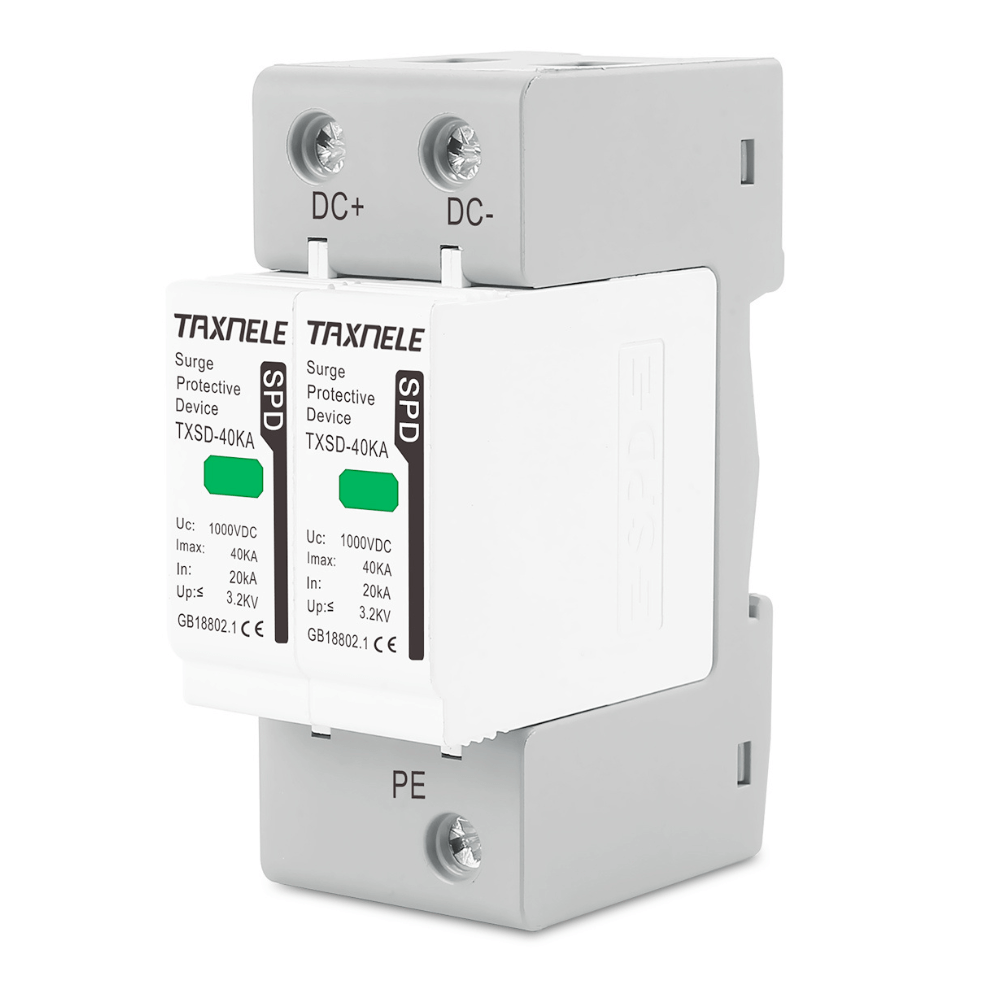 Protectie la supratensiune SPD pentru sisteme fotovoltaice, TAXNELE TXSD-40KA-2P-1000V [2]
