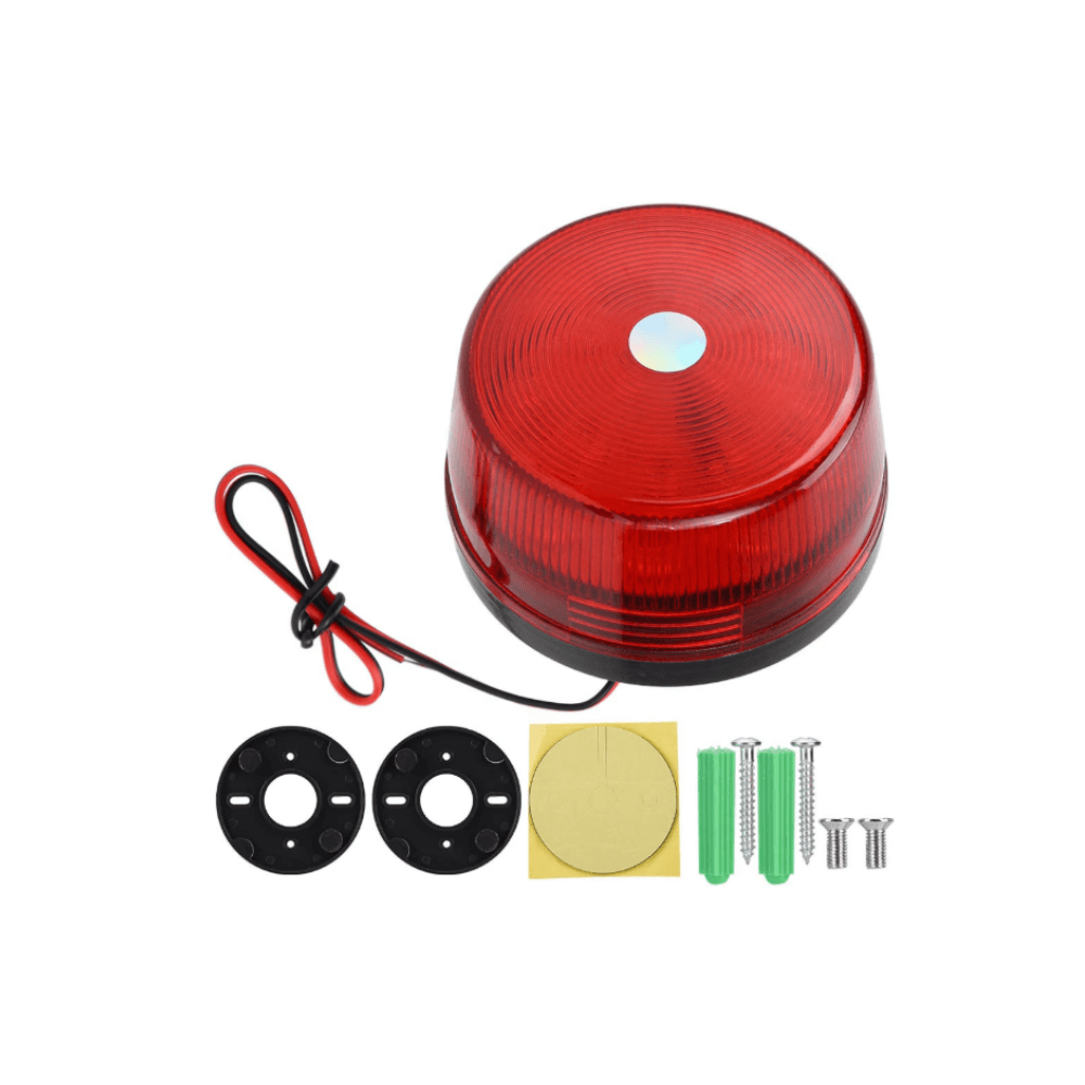 Lampa de avertizare LED rosu 12V [3]