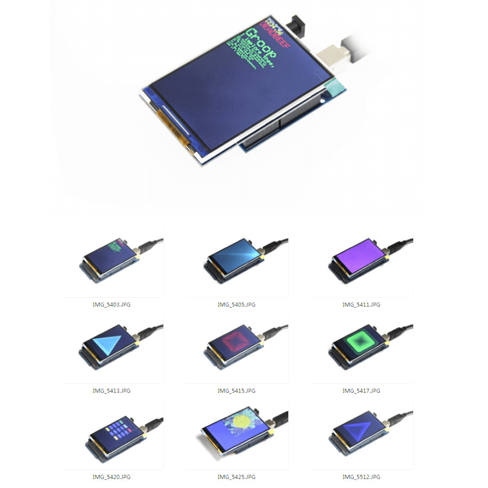 Ecran LCD ILI9486, 3.5", cu slot pentru card SD, compatibil Arduino UNO/MEGA [3]