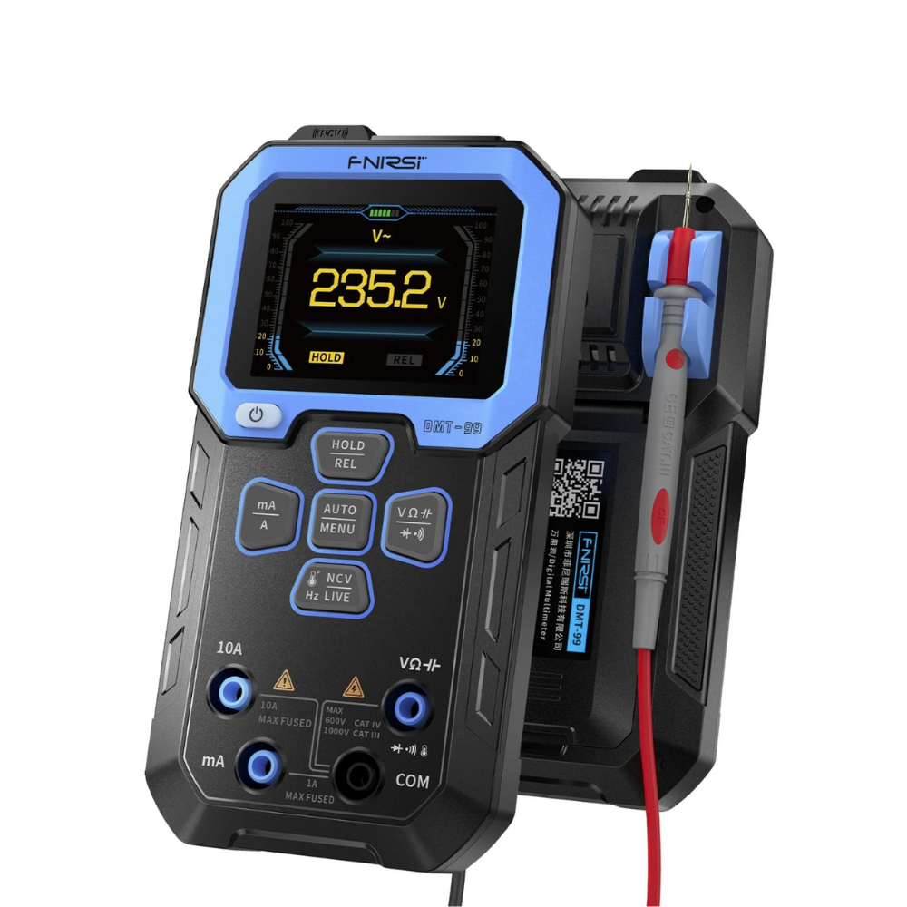 Multimetru profesional FNIRSI DMT-99, 1000V DC, 750V AC, 10A AC/DC [3]