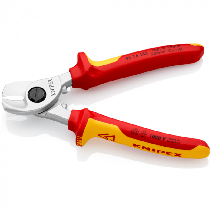 Foarfeca VDE pentru taierea cablurilor, Knipex 95 16 165 [2]