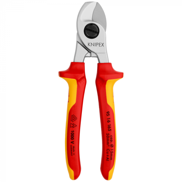 Foarfeca VDE pentru taierea cablurilor, Knipex 95 16 165