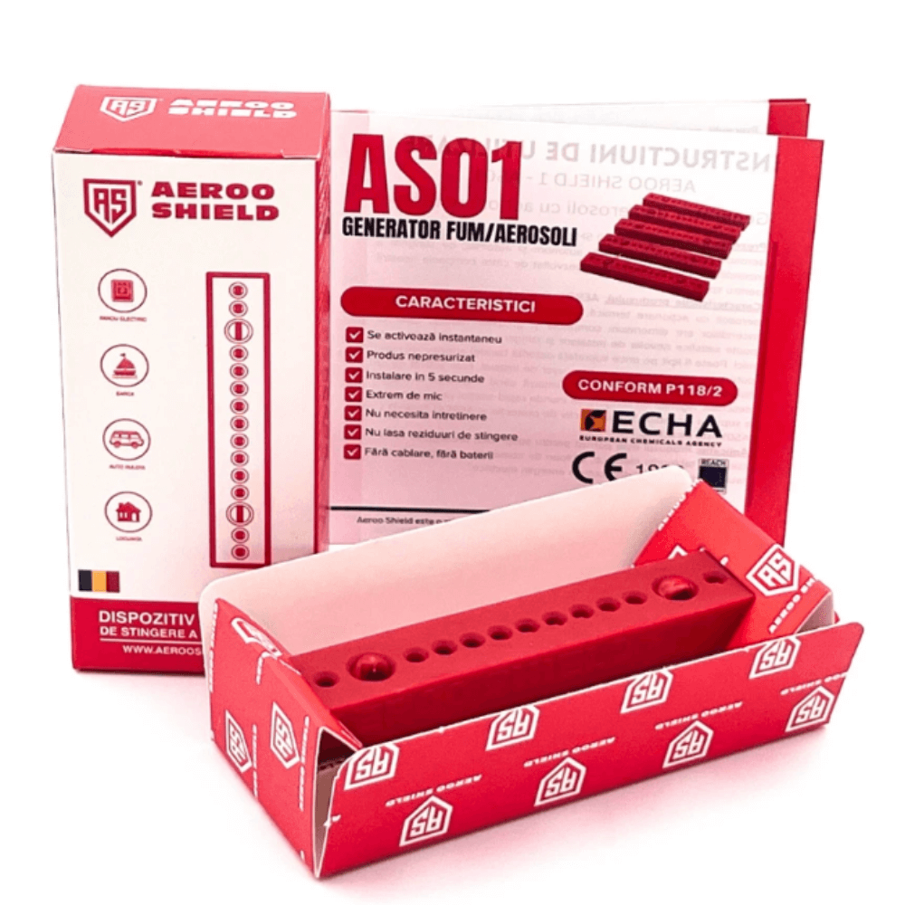 Dispozitiv stingere incendiu tablouri electrice, Aeroo Shield AS01 [2]