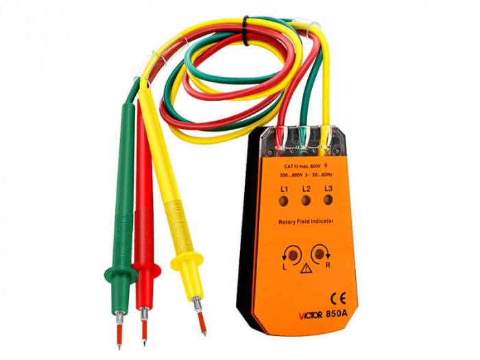 Tester succesiune faze si sens rotatie Victor 850A [2]