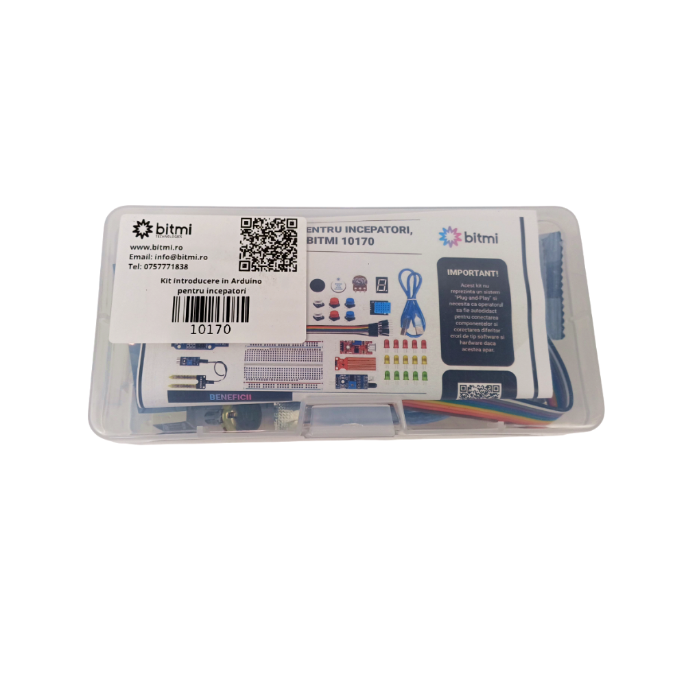 Kit de electronica pentru incepatori, compatibil Arduino, Bitmi 10170 [6]