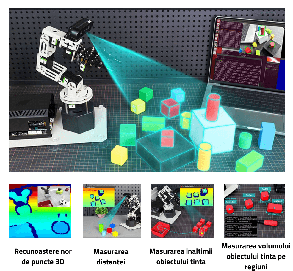 Kit de brat robotic 6DOF cu Lidar DOFTBOT PRO, cu placa OrinNano 4GB [6]