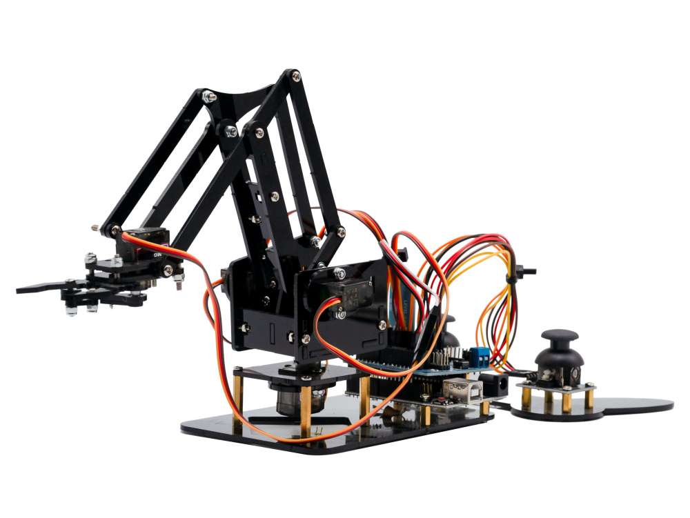 Kit de brat robotic controlabil compatibil Arduino, Bitmi 10086 [2]