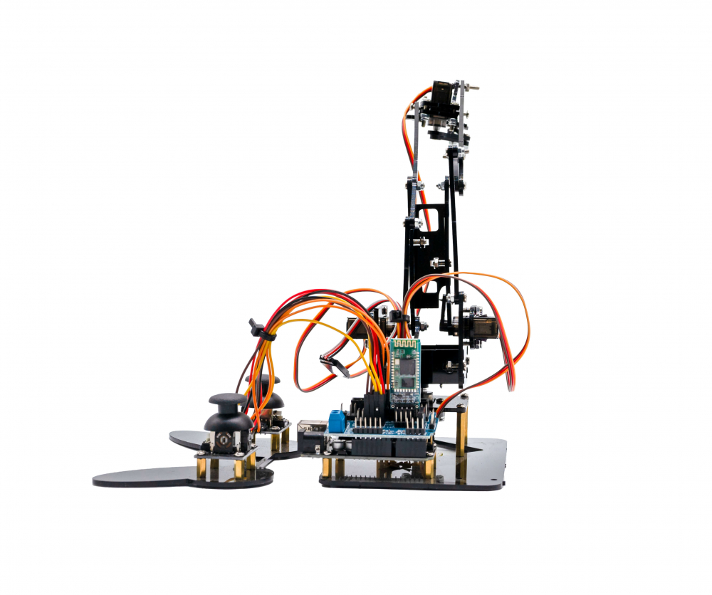 Kit de brat robotic controlabil compatibil Arduino, Bitmi 10086 [3]