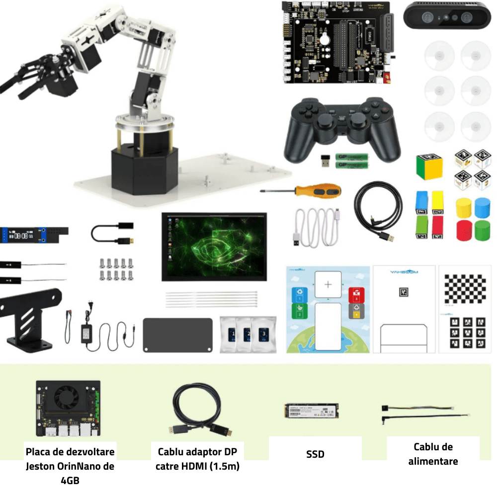 Kit de brat robotic 6DOF cu Lidar DOFTBOT PRO, cu placa OrinNano 4GB [4]