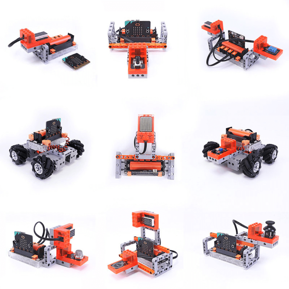 Kit robot 4WD cu roti mecanum, 16 lectii, compatibil Micro:Bit, 161062 [2]