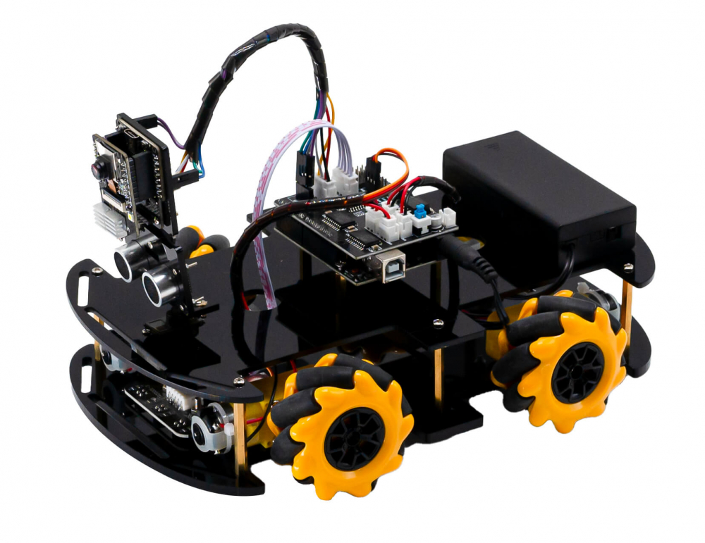 Kit de robot ESP32 cu roata omnidirectionala mecanum, Bitmi 10005 [2]