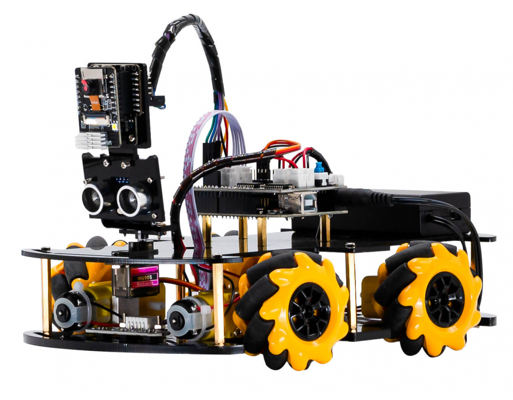 Kit de robot ESP32 cu roata omnidirectionala mecanum, Bitmi 10005 [3]