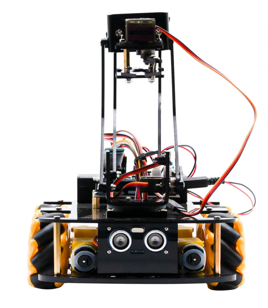 Kit de robot STEM 4WD cu brat robotic, Bitmi 10006