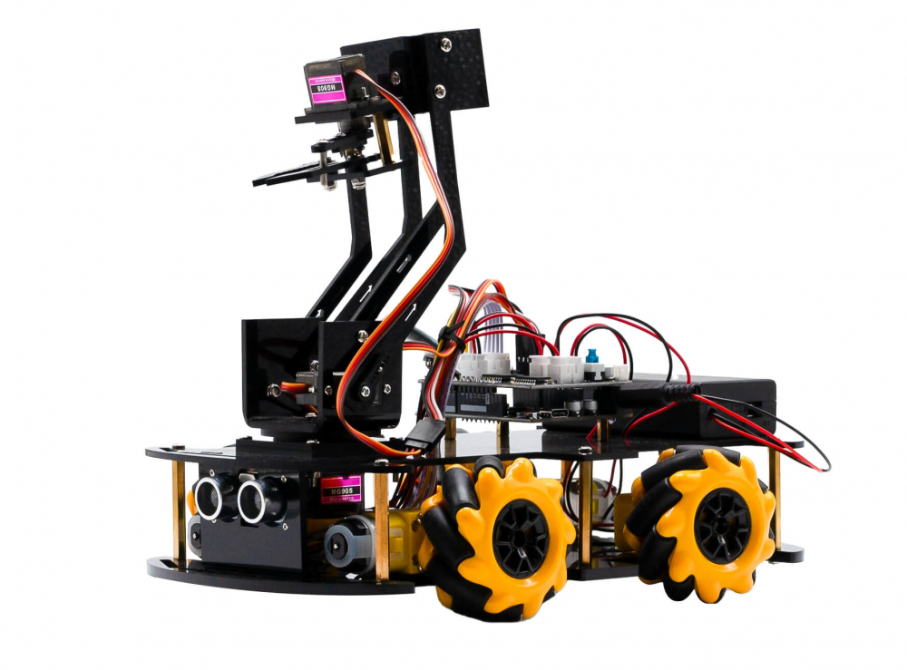 Kit de robot STEM 4WD cu brat robotic, Bitmi 10006 [2]