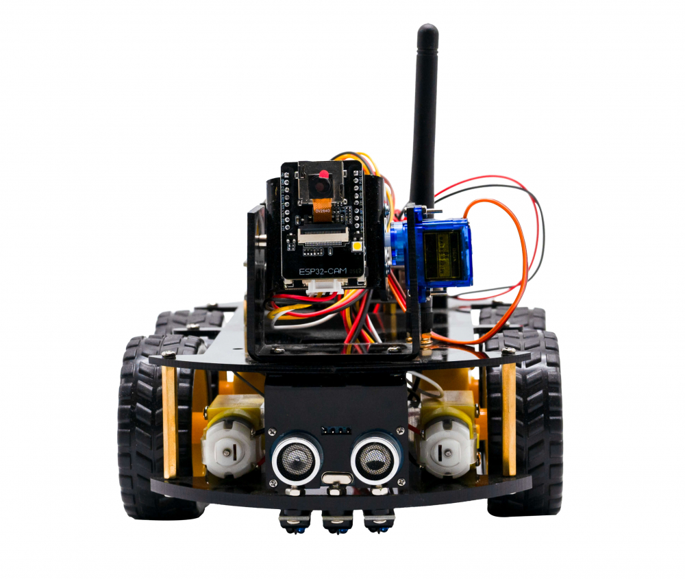 Kit de robot STEM 4WD cu modul ESP32-CAM, Bitmi 10294 [4]