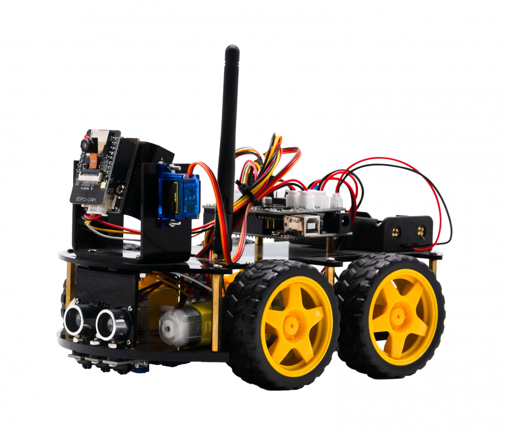 Kit de robot STEM 4WD cu modul ESP32-CAM, Bitmi 10294 [3]
