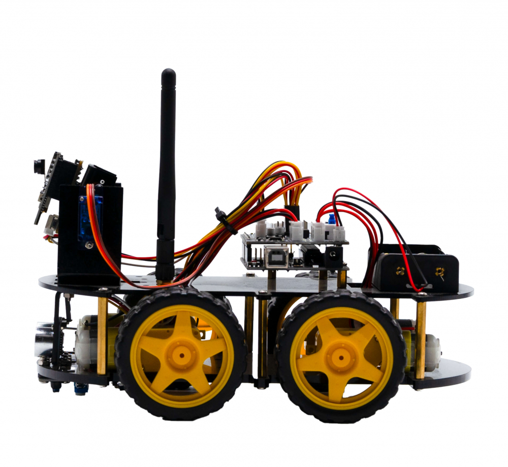 Kit de robot STEM 4WD cu modul ESP32-CAM, Bitmi 10294 [2]