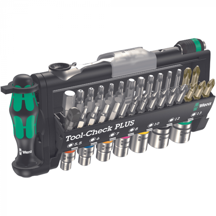Set de surubelnite cu biti, 39 piese, Tool-Check PLUS, Wera 05056490001 [2]