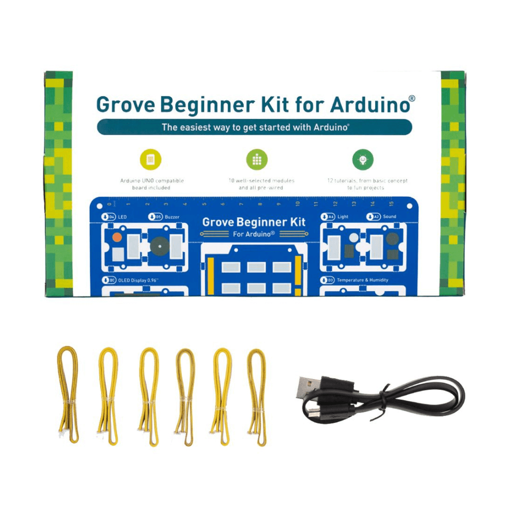 Kit de incepatori Grove cu module si placa de dezvoltare compatibila Arduino UNO, SEEED Studio [4]