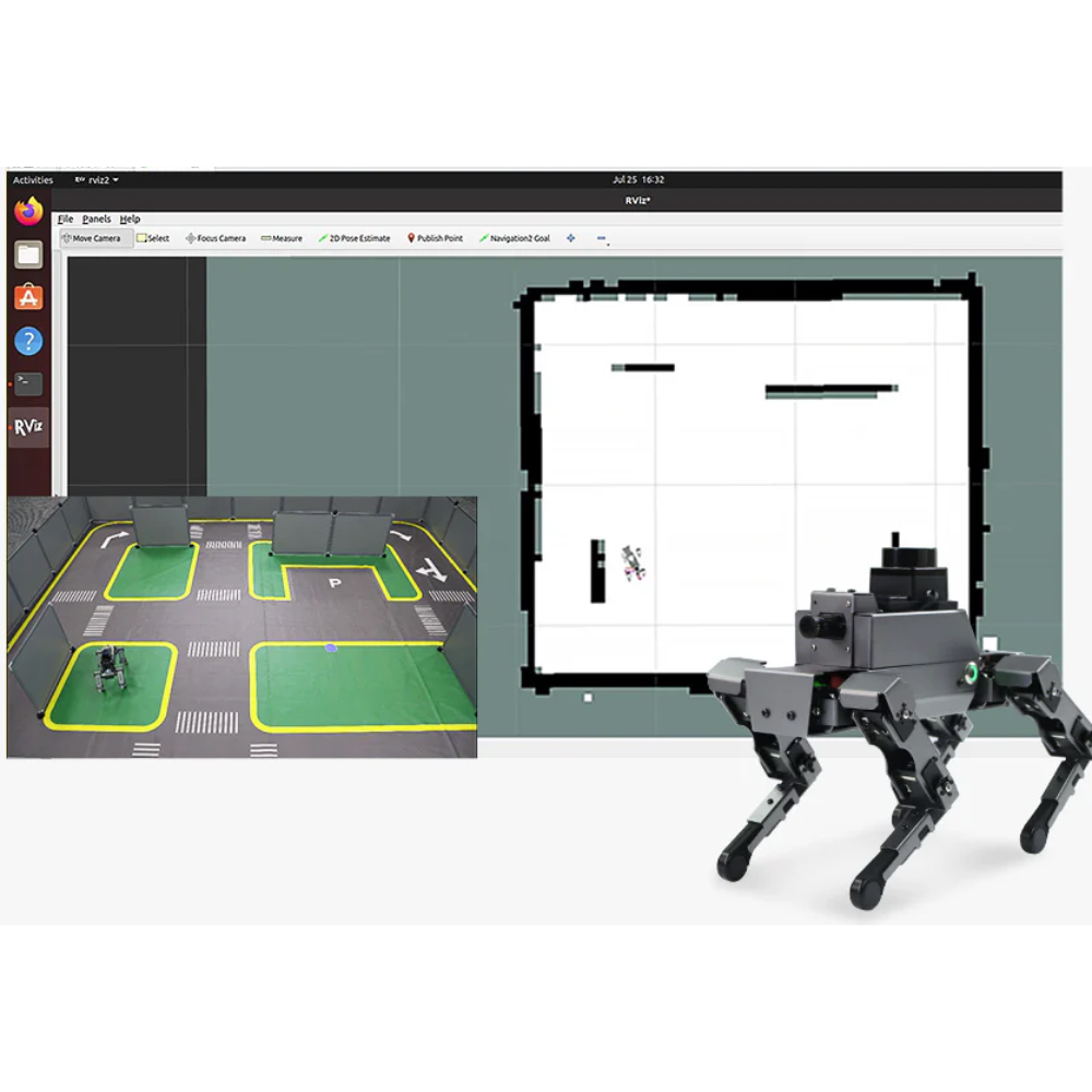 Kit robot cu Lidar Dogzilla S2 cu AI si 12DOF, compatibil Raspberry Pi 5 [6]