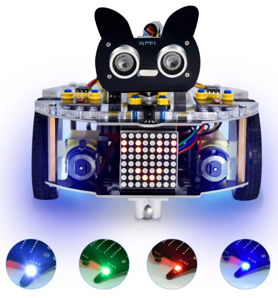 Kit robot educational Beetlebot 3 in 1 pentru Arduino si STEM, Keyestudio