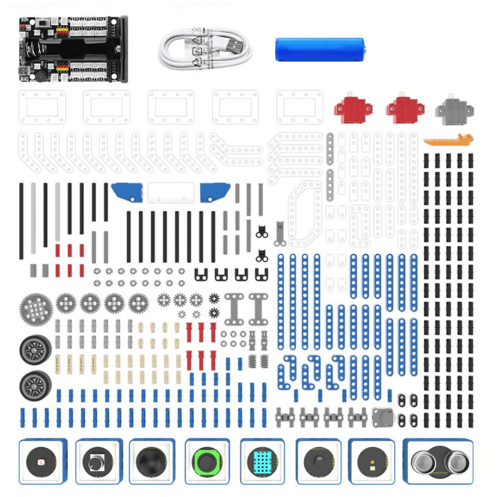 Kit robot educativ 16 in 1 Building:Bit pentru placa BBC Micro:bit V2/V1.5, Yahboom [2]