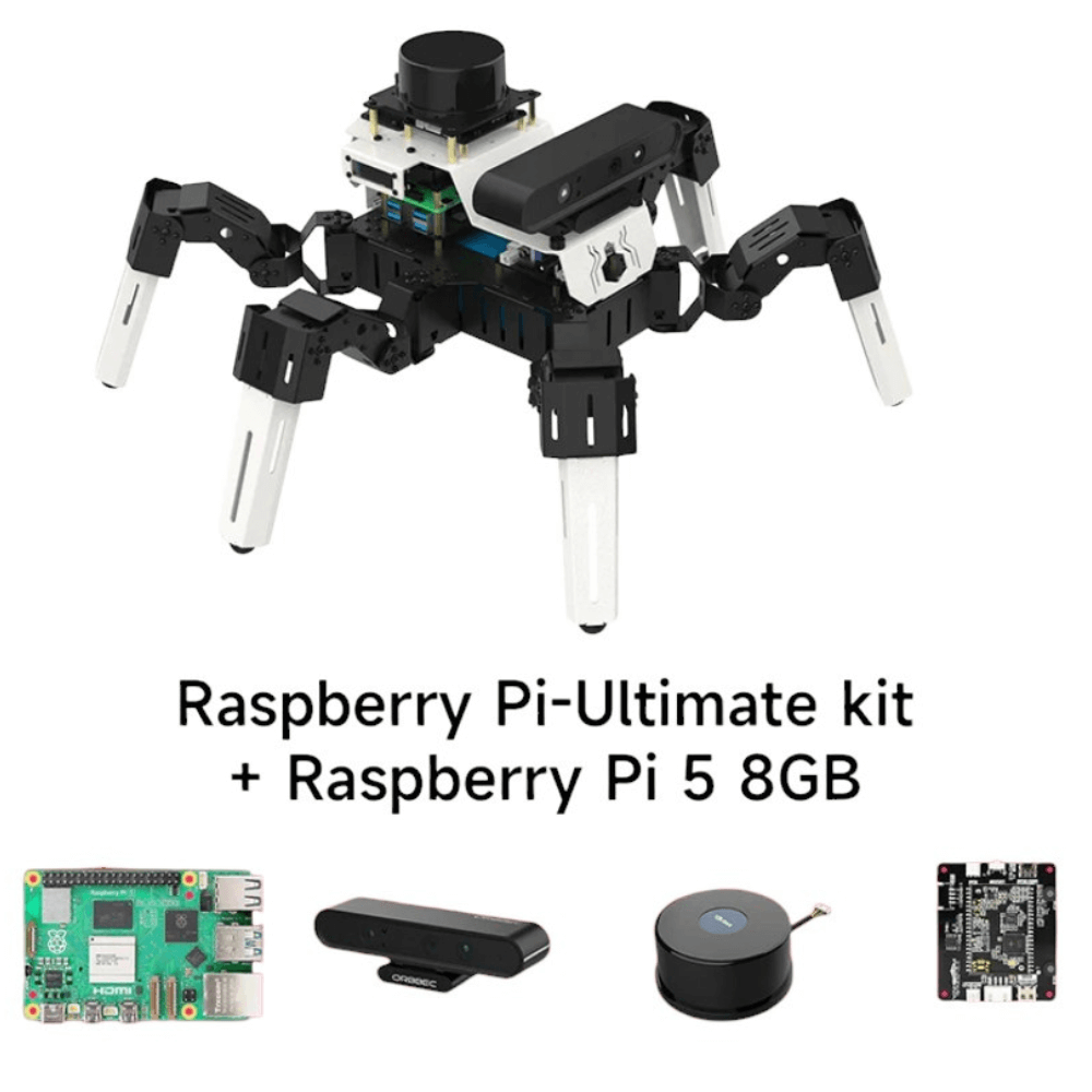Kit robot hexapod cu Lidar MUTO RS, cu placa Raspberry Pi 5 8GB [3]