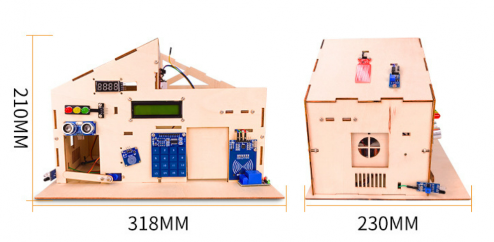 Kit educational casa inteligenta cu Arduino, Bitmi 12127 [2]