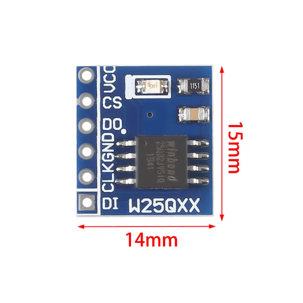 Modul memorie FLASH W25Q80 8MB cu interfata SPI [3]