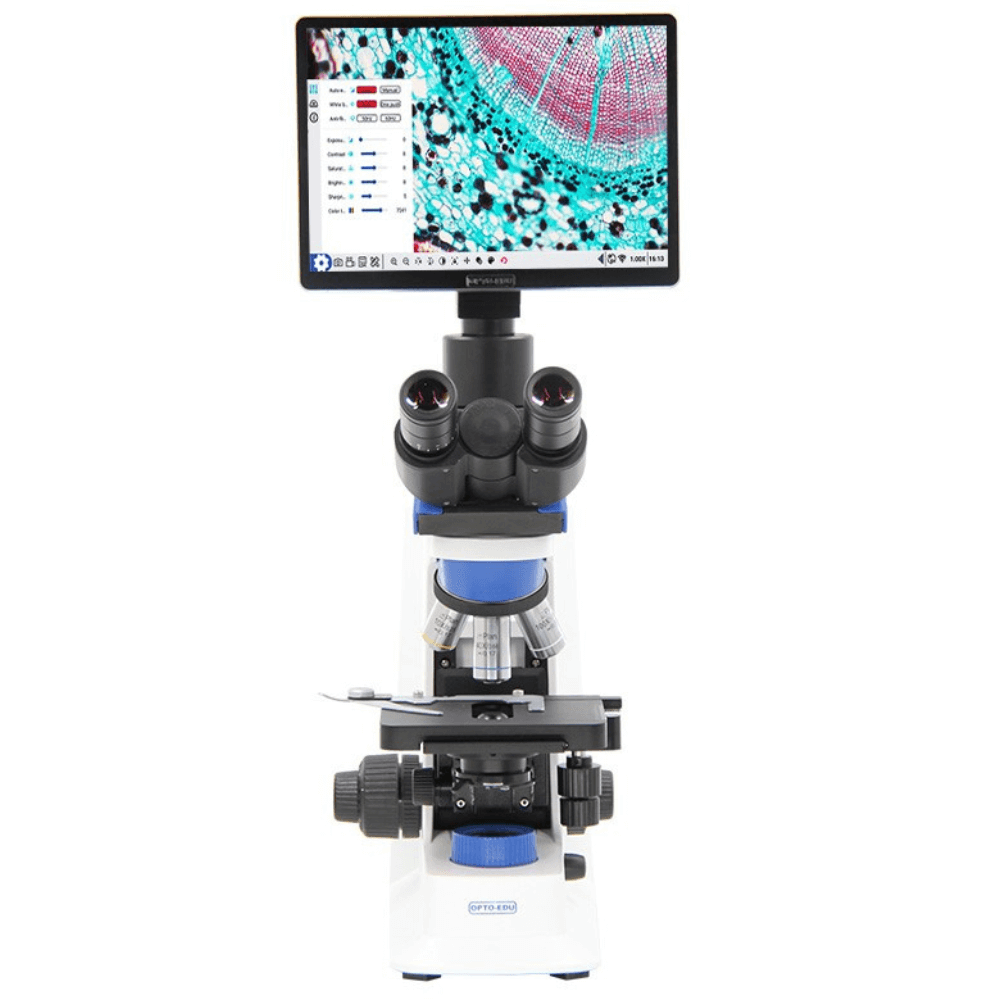 Microscop biologic digital 2200X, cu ecran LCD tactil 10.5", OPTO-EDU A33.2601 [2]