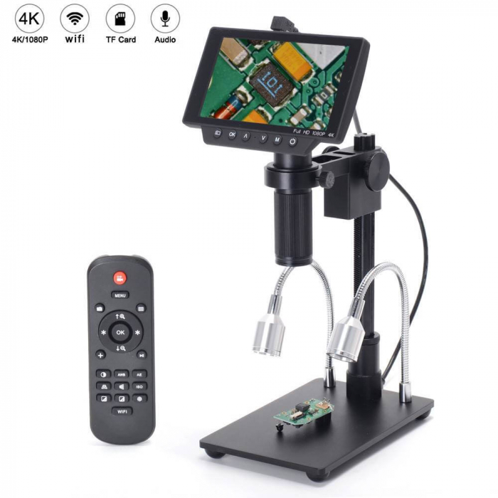 Microscop digital 2400X cu rezolutie 4K si port HDMI, Hayear HY-1080 [3]