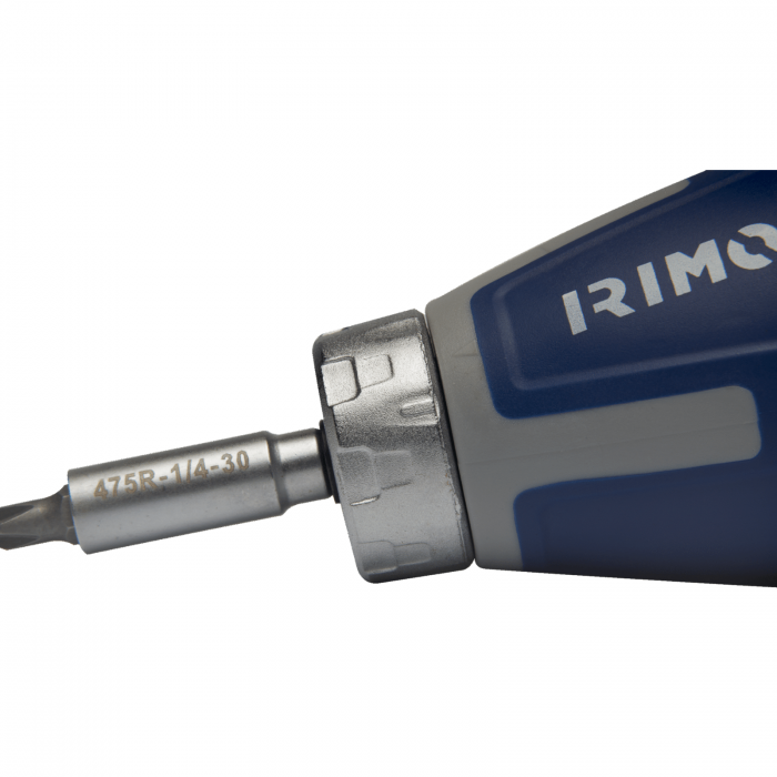 Mini surubelnita cu clichet si 6 biti varf dublu Irimo 475R-1/4-30 [3]