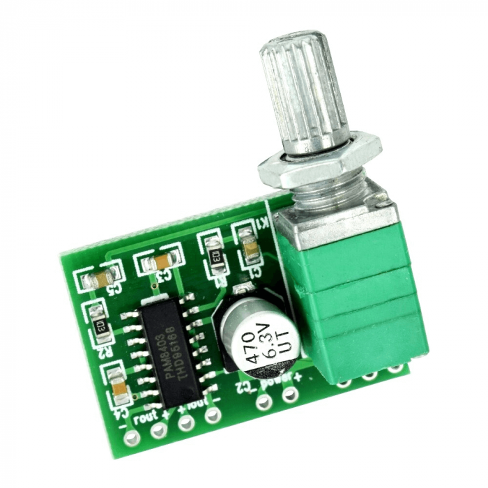Modul amplificator audio clasa D 2x3W DC 5V PAM8403 [2]